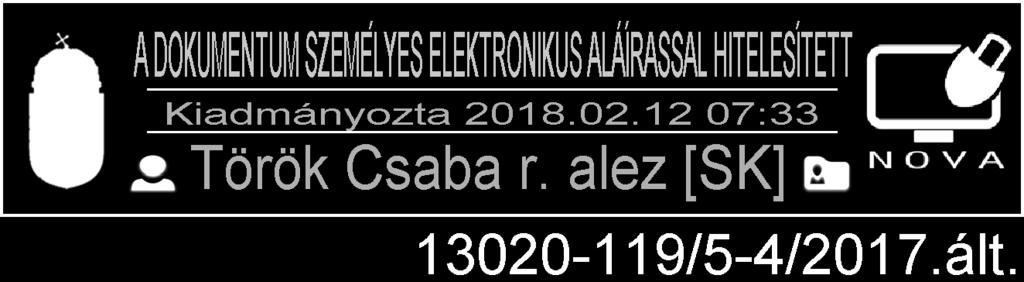 1 Kibocsátó szervezet: Pest Megyei Rendőr-főkapitányság Ceglédi Rendőrkapitányság Alkalmazási terület: a Pest Rendőr-főkapitányság Ceglédi Rendőrkapitányság
