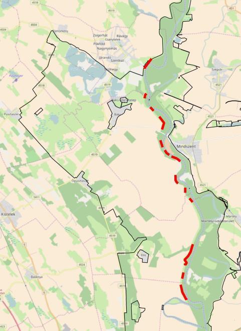 f, Hullámtér A három SPA területén belül az Alsó-Tisza-völgy SPA hullámtéri erdőiben költött a legtöbb zöld küllő pár, kb. 20 pár.