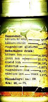 Ezután a klinikai kísérletek eredményeit az ellenkezőjére hamisították és gyógytápszerként gyógyszertári forgalomba hozták a 99%-ban kálisóból álló Redi só -t, napi 10 grammig, a gyermekek részére