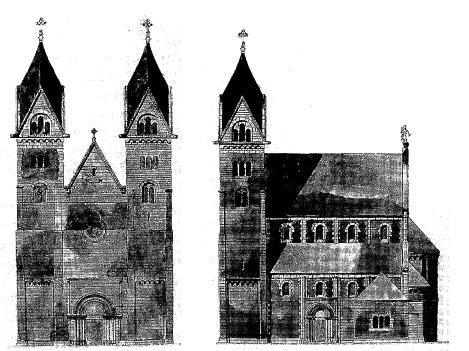 téglás zoltán 73 6. kép. Essenwein keresztmetszeti rajza. 1856-57 7.