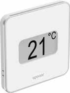 Uponor Smatrix Wave Style T169 Vezeték nélküli termosztát relatív páratartalom érzékelővel. 9 vastag új formaterv.