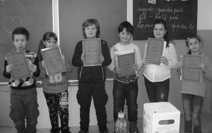 februára našu školu na okresnom kole Krásnej maďarskej reči (Szép Magyar Beszéd) reprezentovala Veronika Kováčová. 8. februára sme zorganizovali školské kolo v prednese poézie a prózy. 17.