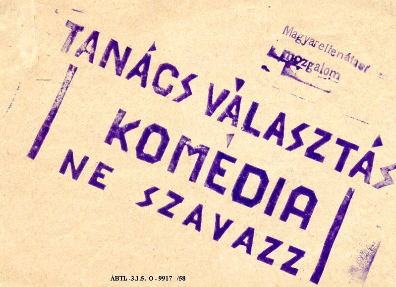 A DISZ-titkár is be volt szervezve a mozgalomba, vele hatoltak be a békéssámsoni pártszervezet helyiségébe.