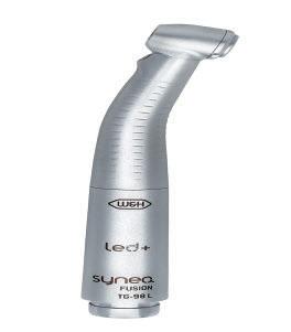 Nyomógombos, higiénikus, formája ergonómikus, kerámia csapágyas turbina. 4 vízhûtô spray, minimalizált fejméret (m.: 12,3 mm, átmérô 12,8 mm), csendes mûködés. Teljesítménye 16W 2.8 Bar nyomáson.