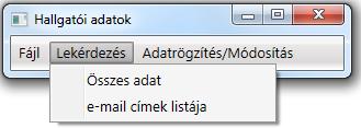 ábrán). e-mail címek listájának megjelenítése egy csak olvasható szövegmezőben.