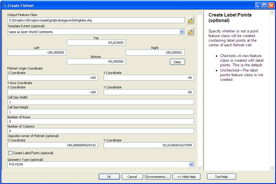 Gross Cell Product ArcGIS