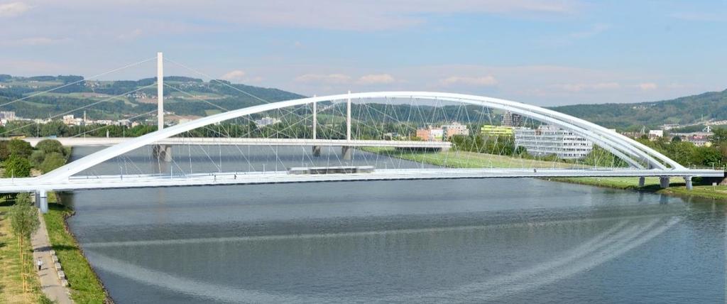 Donaubrücke, Linz, Ausztria 2014
