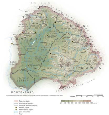 Sub-basis of th Daub RBP Tisza basi Sub-basi ad od outis Slovakia, Ukai, Romaia, Hugay ad Sbia Sava Basi Slovia, Coatia, Bosia ad Hgovia és Sbia Put Basi Romaia, oldova