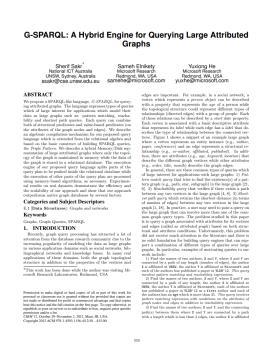GRÁFFELDOLGOZÁS KIHÍVÁSAI / ATTRIBUTÚMOK The existing graph querying methods [ ] focus on querying the topological structure of the graphs and very few have considered attributed graphs.