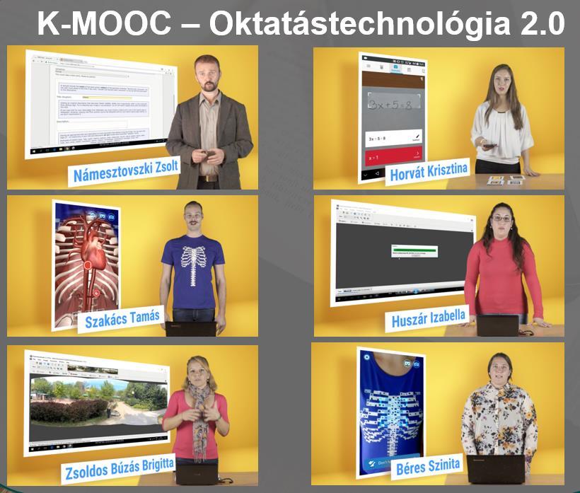 3. kép: Az Oktatástechnológia 2.0 online kurzus néhány előadója 2.