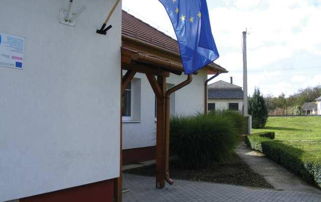 Ennél az épületnél is fontos hangsúlyt kapott a