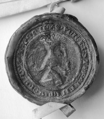 EGY 1358. ÉVI DUBROVNIKI SOKPECSÉTES OKLEVÉL PECSÉTJEI 145 11. kép. Mikcs szlavón bán fia István udvari lovag pecsétje 12. kép. Paksi Olivér királynéi udvarbíró, szatmári és máramarosi ispán pecsétje 10.