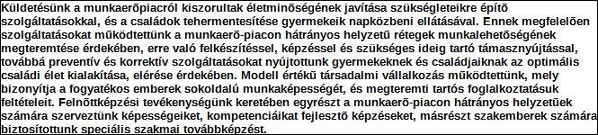 1. Szervezet / Jogi személy szervezeti egység azonosító adatai 1.1 Név: Szervezet 1.