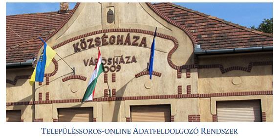 TSONLINE FEJLESZTÉSI ÉS ADATKARBANTARTÁSI FELADATOK TELEPÜLÉSSOROS