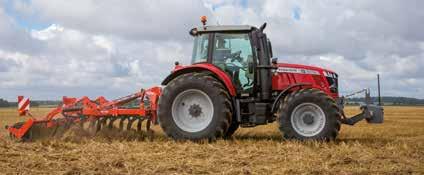 A hathengeres társához képest 400 kg-mal könnyebb traktor esetén ez kisebb talajnyomást és taposási kárt is jelent a szántóföldi munkák során, míg a rövid tengelytáv és a tökéletes teljesítmény-tömeg