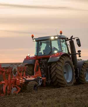 37 Pontos vonóerő-szabályozás A Massey Ferguson digitális ELC (elektronikus függesztőmű-vezérlő) rendszere a még pontosabb mélységállítással és jobb talajkontúr-követéssel új mércét állít fel a