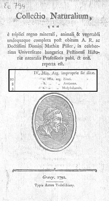 PAPP G.: Kitaibel és Klaproth vitája a tellúr felfedezésérõl 161 címet adott neki (11.