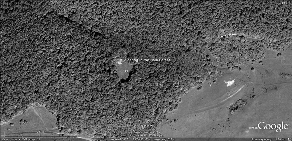 Methods Study area Our experiments took place in Hoia Forest (fig. 1) near Cluj Napoca (Cluj County, Romania) (46 46 N, 23 30 E) from August 2004 to April 2007.