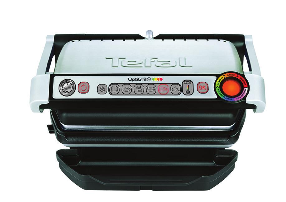 Optigrill + grillsütő 2000 W teljesítmény Manuális vezérlés 6 program Szín és
