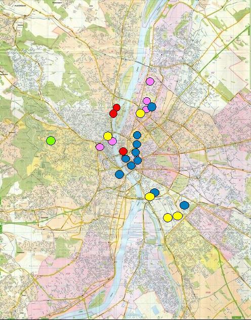 Városi környezet: játszóterek (Budapest) Játszótér Nagy forgalmú út mellett Nagy forgalmú úttól távol Közepes forgalmú út mellett Kis forgalmú út mellett Háttér Játszótér helye Hild tér V.