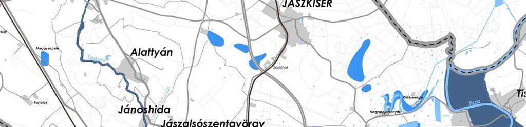 rendszeresen belvízjárta terület övezete Nyilatkozat a magasabb szintű terveknek való megfelelésről Jászladány nagyközség