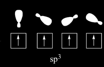 száma 4 3 2 0 1 (p z ) 2 (p y, p z ) Kötéshossz sp 3 > sp 2