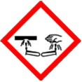 Figyelmeztetés Veszély A figyelmeztető mondatok H314 Súlyos égési sérülést és szemkárosodást okoz. Óvintézkedésre vonatkozó mondatok P280 Védőkesztyű/védőruha/szemvédő/arcvédő használata kötelező.