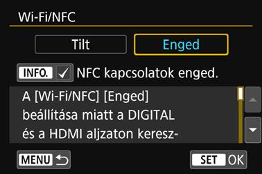 Az okostelefon NFC-beállításával, valamint NFC-antennája helyével kapcsolatos információkért tekintse meg a telefon kezelési kézikönyvét.