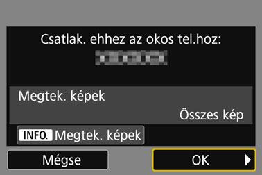 Infrastruktúra mód használata kapcsolat létesítéséhez Műveletek a fényképezőgépen A Camera Connect alkalmazásban beállított eszköznév 3 Csatlakozzon a fényképezőgéphez.