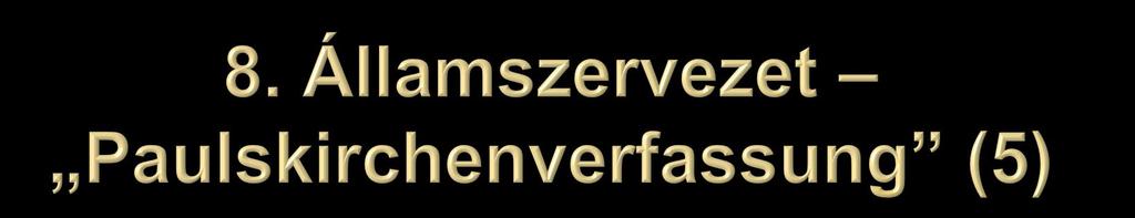 C) Az államfő hatásköre: Felfüggesztő vétójog (két következő ülésszakon megerősített döntést már nem vethet vissza) Birodalmi Gyűlés üléseinek összehívása és bezárása, a Népek Házának feloszlatása