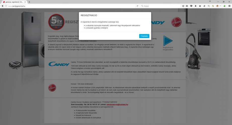 A termék kategóriájának kiválasztása után megjelenik a fenti kép, amely megkönnyíti a gyártási címke megtalálását.