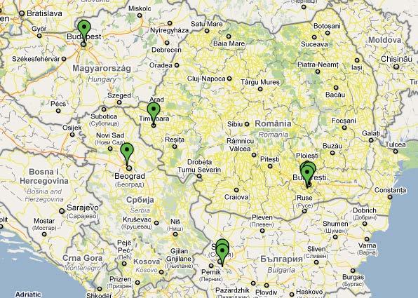 HPC erőforrások Bulgária Magyarország Románia Szerbia