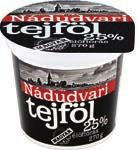 tejföl 270g 25% db