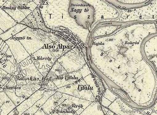 Emellett igen hátrányosan érintette Alpárt a Tisza szabályozása is, amelynek következtében az élő Tisza több kilométerre került a településtől.