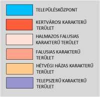 Halmazos karakterű terület továbbá a Bokrosi út melletti, már épületállományában elavultnak tekinthető terület.