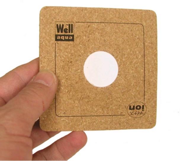 Well Aqua Ion Coaster pohár alátét, 2005 italokat 2-3 percig, tömény italokat, és gyümölcsleveket 5