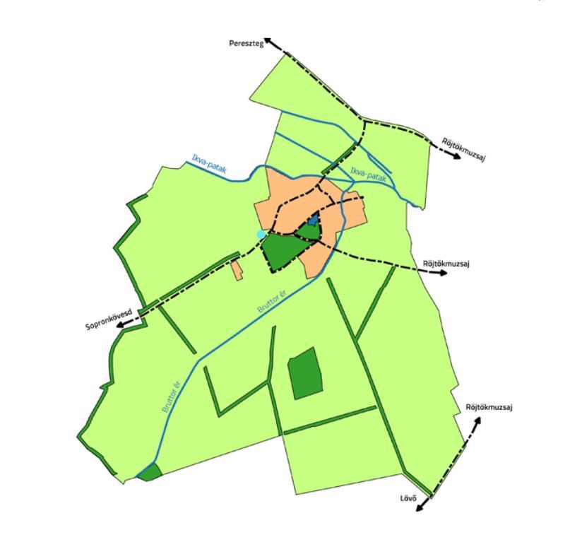 A korai fejlesztés és gondozás, a nevelési tanácsadás és a fejlesztő felkészítés, családok átmeneti otthona Sopronban (autóbusszal 25 km Sopronba az út, és kb. 37 perc a menetidő.) érhető el.