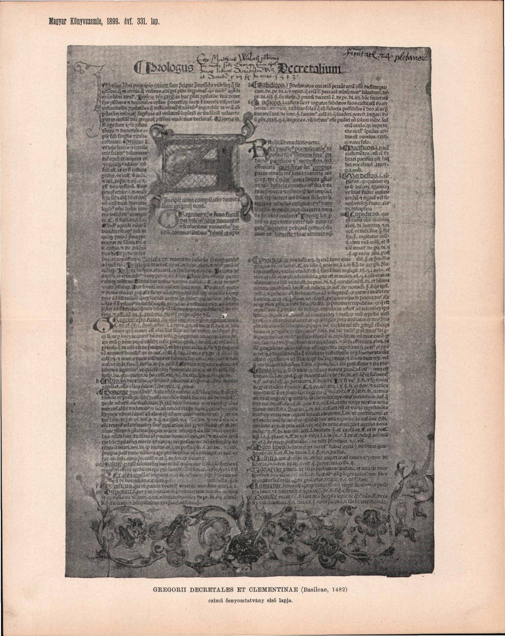 Magyar Könyvszemle, 1899 évf 331 lap * \ $ teaa$i - ú itü fí peccant mbifemin falttá t -ím
