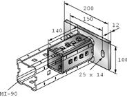 432 077 304 806 MIA-EC-120 MIC-U-MA Tartókapocs MIC-SC90