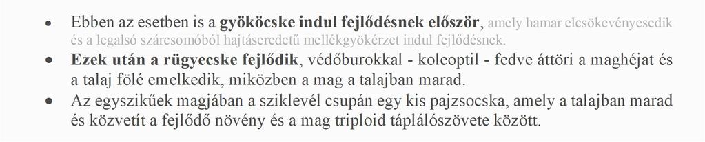 A víz A magok vízfelvételét duzzadásnak nevezzük, mivel a folyamat közben a mag térfogata megnő - akár duplájára is - és a maghéj felreped.