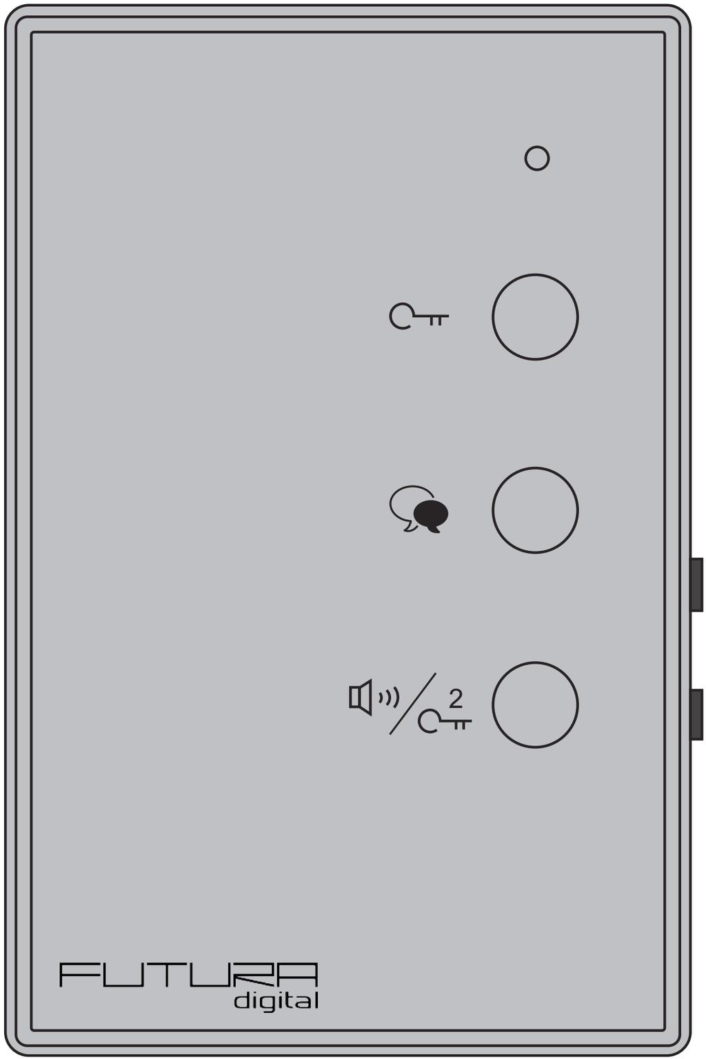 2-VEZETÉKES KAPUTELEFON RENDSZER Beltéri