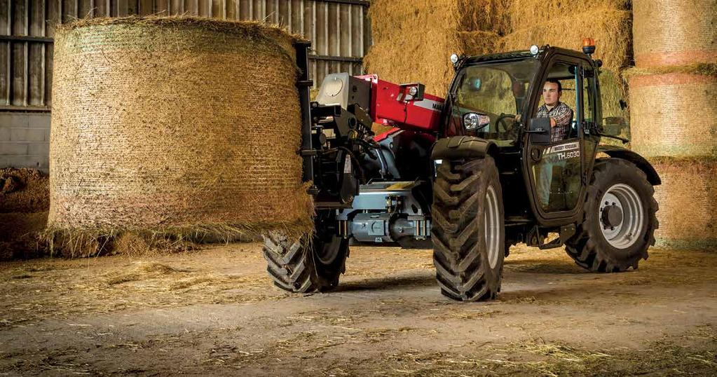 16 www.masseyferguson.com Erőteljes és intelligens hidraulika Az erős és stabil hidraulikus rendszer elengedhetetlen a teleszkópos rakodó mindennapi termelékenységéhez.