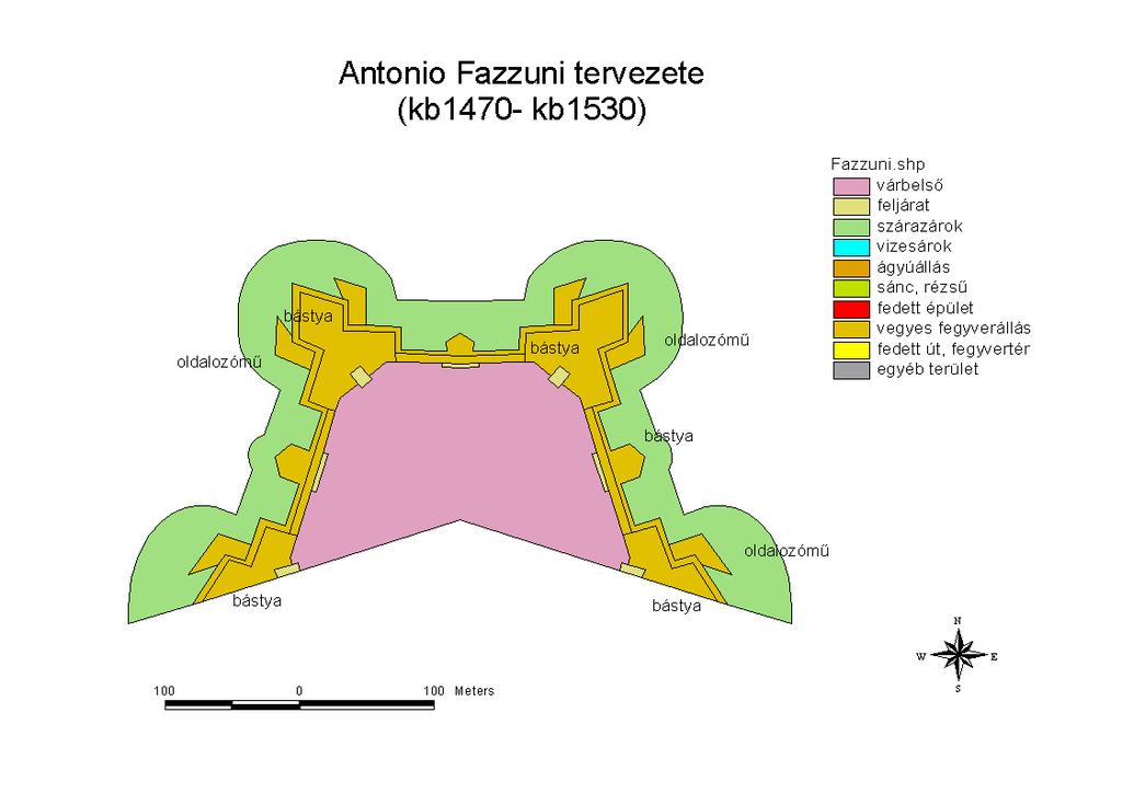 Antonio Fazzuni (kb1470-kb1530) Antonio Fazzuni az óolasz erődítések virágkorában más utakon járt.