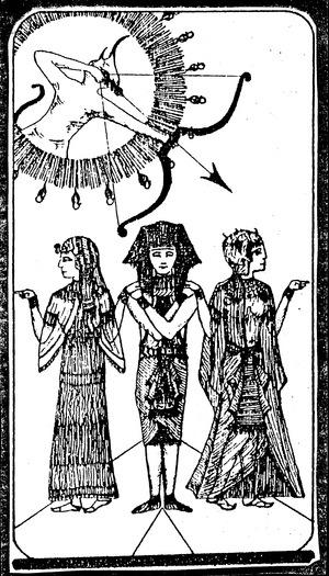 ÚJRARAJZOLT TAROT KÁRTYÁK I-VII. VI.