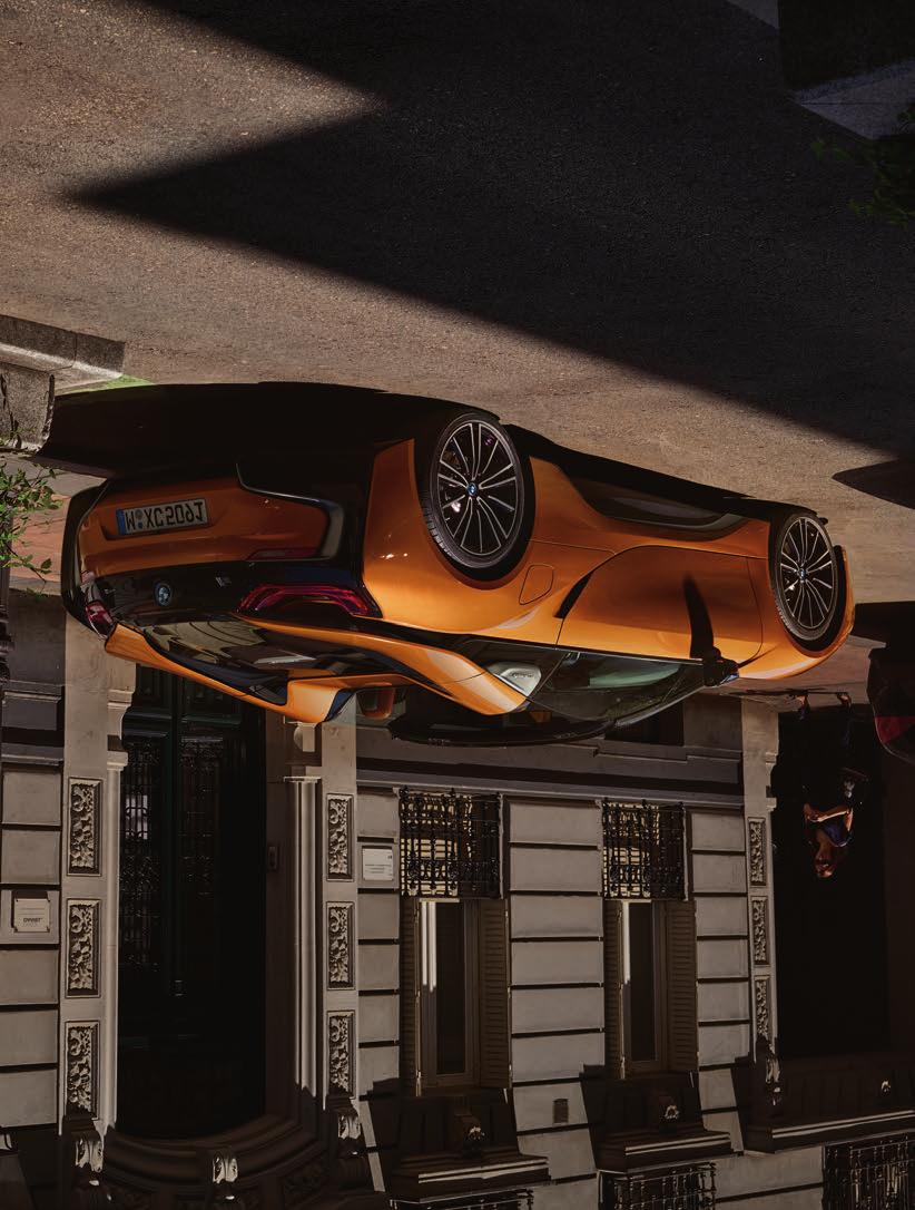 A vezetés élméye BMW i8 roadster.