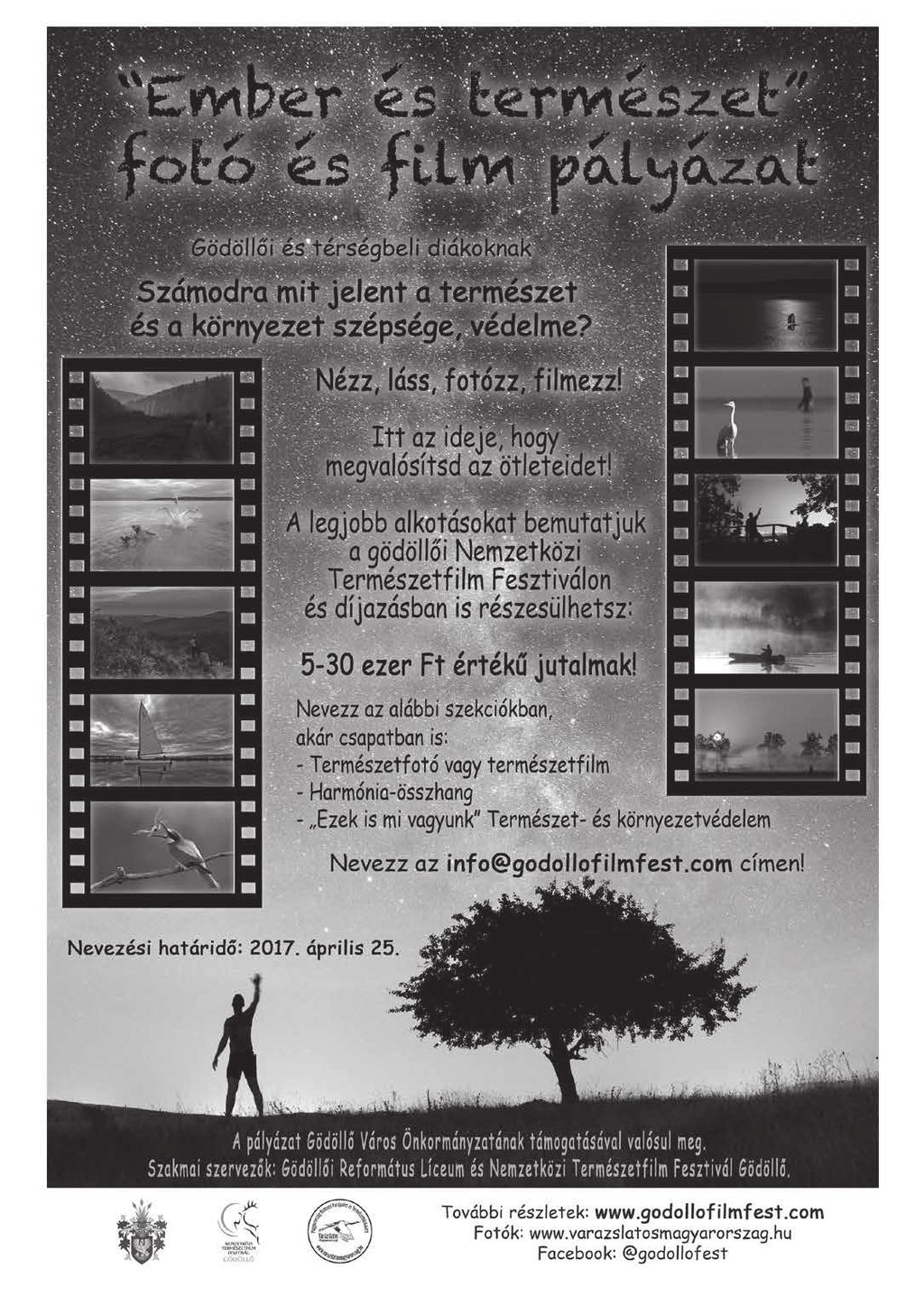 Ember és Természet fotó és film pályázat gödöllői és térségbeli