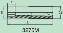 8 mm (13/16") Belsõ kialakítás: gumis DIN3120 Típus Méret L (mm) Cs.e 363516 gumis 16.0 (5/8") 70 10 363521 gumis 20.8 (13/16") 70 12 3148 S 3/8"-os meghajtású bittartó Méret Hossz (mm) Cs.