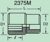 2375 M 1/4"-os meghajtás torx feju csavarokhoz króm-vanádium acél polírozott krómozott DIN 3120 D1 D2 l L Cs.e mm (mm) (mm) (mm) (mm) 237504M E4 5.4 11.8 3.6 24 20 237505M E5 6.7 11.8 4.