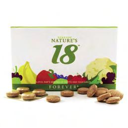 Forever Nature s 18 A ia siguroni organizmit pesë dozat e nevojshme të frutave dhe perimeve në ditë?