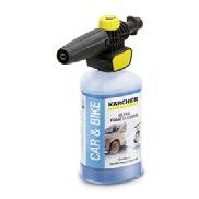 A tartozék így bármikor kéznél van, és a mosókefék sörtéje a deformálódástól védve van. FJ 6 foam nozzle 20 2.643-147.0 FJ 6 habfúvóka erőteljes habbal való tisztításhoz (pl.